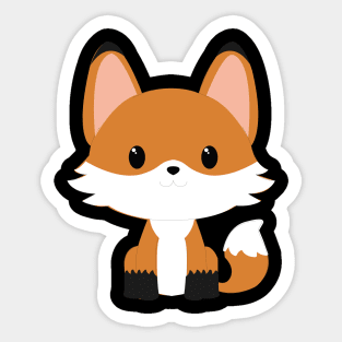 Cute fox Sticker